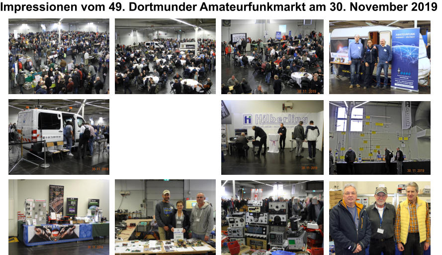 Impressionen vom 49. Dortmunder Amateurfunkmarkt am 30. November 2019